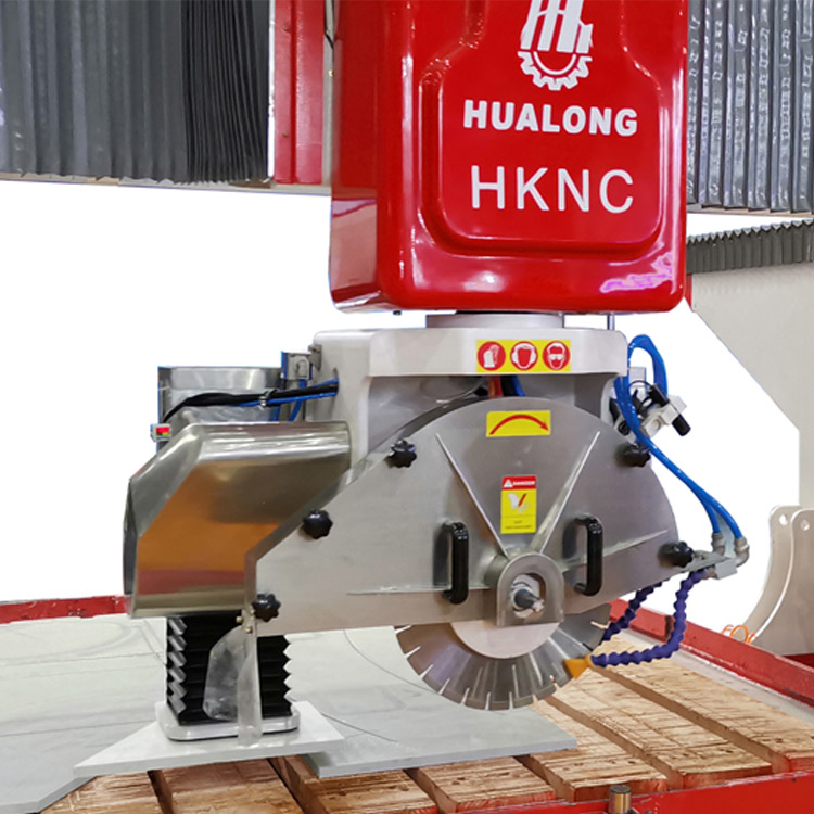 מכונות HUALONG סדרת HKNC רב תכליתי מסור גשרים CNC מכונת חיתוך אבן 5 צירים למשטח לוח שיש גרניט