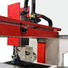 HUALONG HKNC-650J חיתוך וסילון 5 צירים CNC SawJet מכונת חיתוך אבן ביעילות גבוהה עם מסור גשר וסילון מים