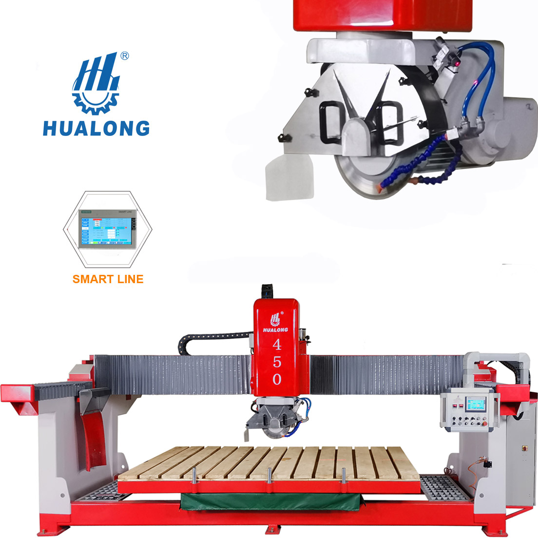 מכונת חיתוך אבן גשר אוטומטית מחיר מ-Hualong Stone Machinery, מכונת חיתוך גרניט מסור למכירה